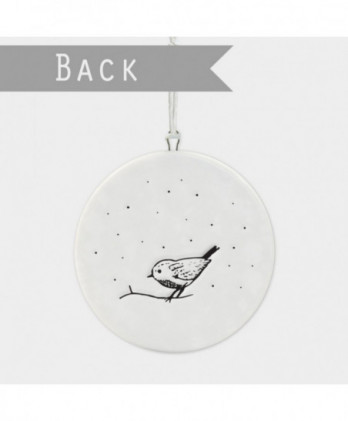 Πορσελάνινη Μπάλα Με Σχέδια Πουλάκια 6,5εκ