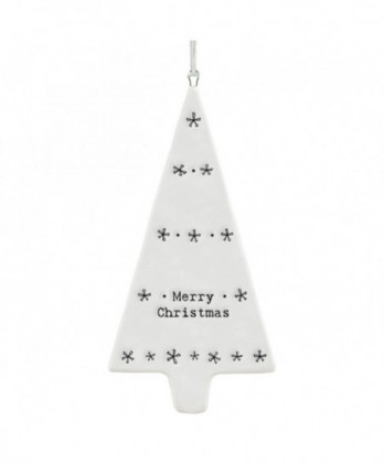 Πορσελάνινο Δέντρο Κρεμαστό – Merry Christmas 11εκ