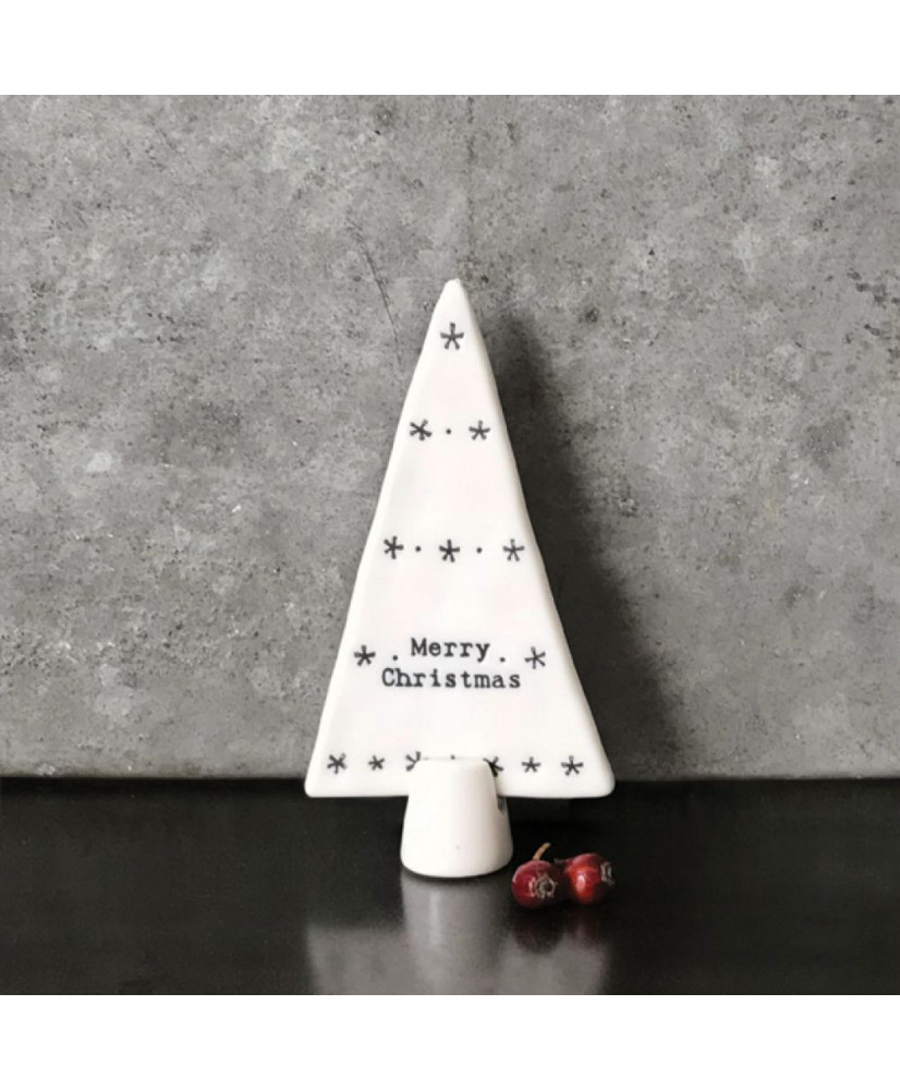 Πορσελάνινο Δέντρο Όρθιο – Merry Christmas 10κ