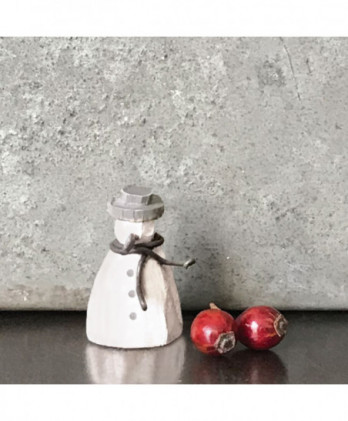 Χιονάνθρωπος Μίνι Από Ξύλο...