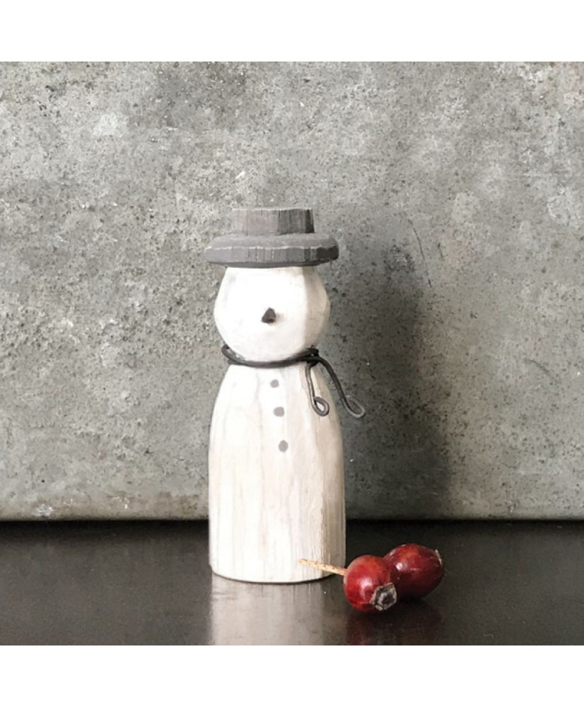 Χιονάνθρωπος Μεσαίος Από Ξύλο 5,5εκ