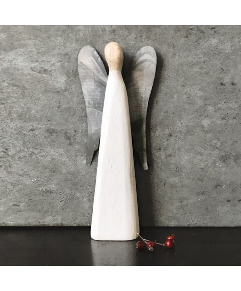 Άγγελος Ψηλός Με Μεταλλικά Φτερά 18εκ