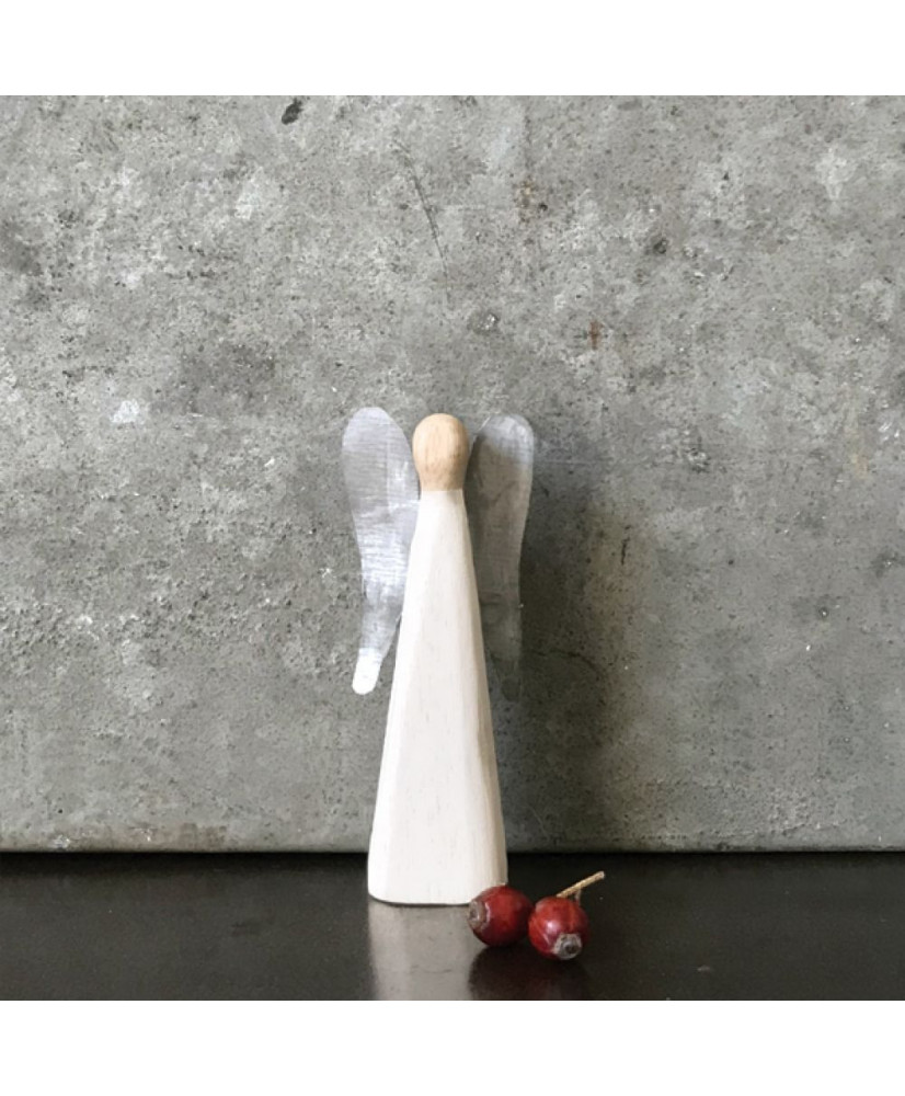 Άγγελος ψηλός μεταλλικά φτερά 7εκ