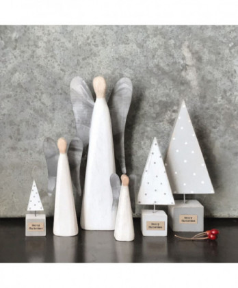 Άγγελος ψηλός μεταλλικά φτερά 7εκ