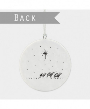 Πορσελάνινη Μπάλα Με Φάτνη Και Καμήλες 5,5εκ