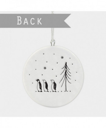 Πορσελάνινη Μπάλα Με Πιγκουίνους – Let It Snow 5,5εκ