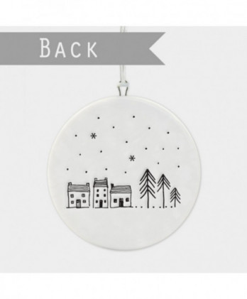 Πορσελάνινη Μπάλα Με Σπιτάκια 6,5εκ