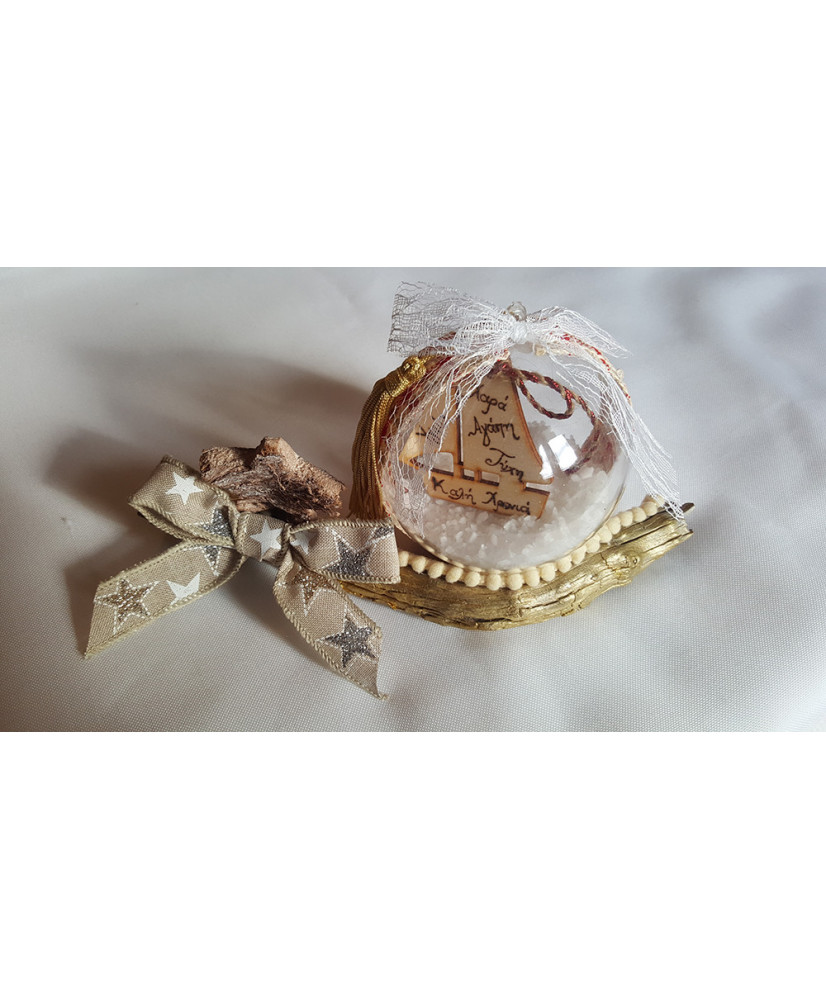 Διακοσμητικό επιτραπέζιο γούρι με ευχές