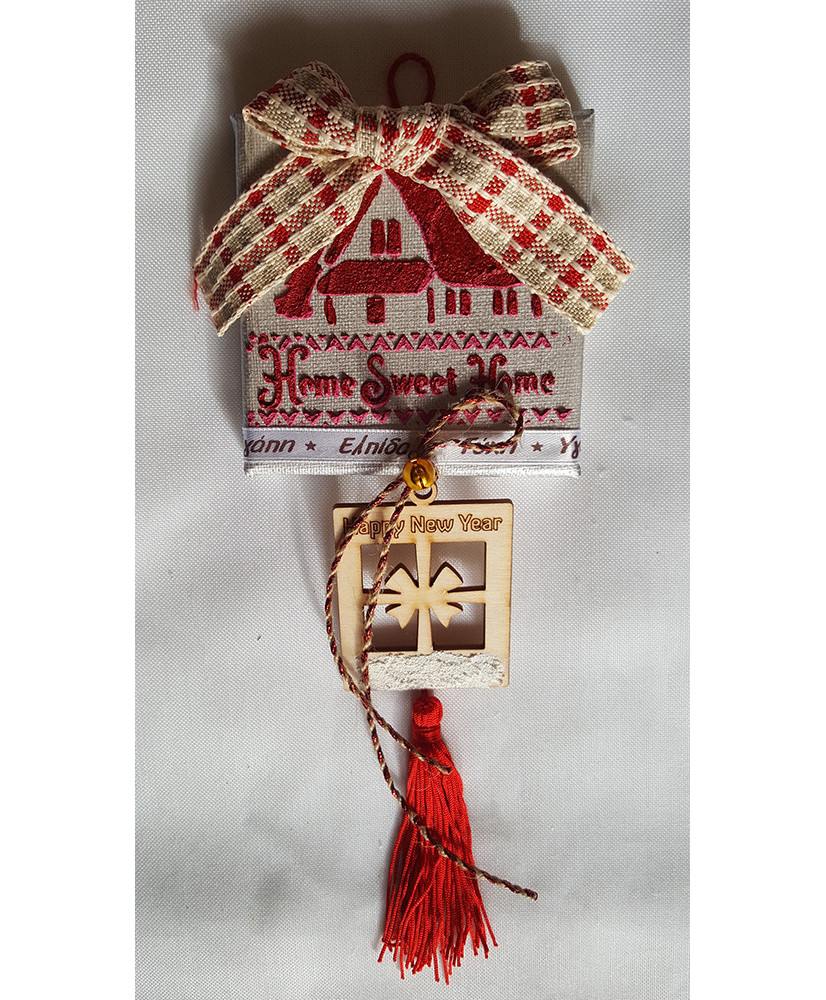 Κρεμαστό γούρι σε καμβά