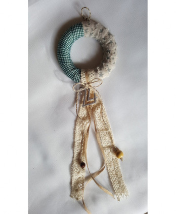 Κρεμαστό γούρι στεφάνι "2024"