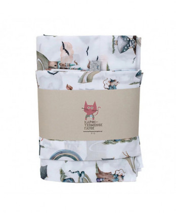 Σεντόνια Κούνιας Με Σχέδιο...