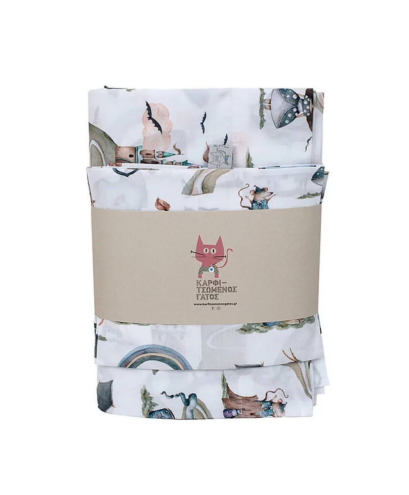 Σεντόνια Κούνιας Με Σχέδιο Fairytale