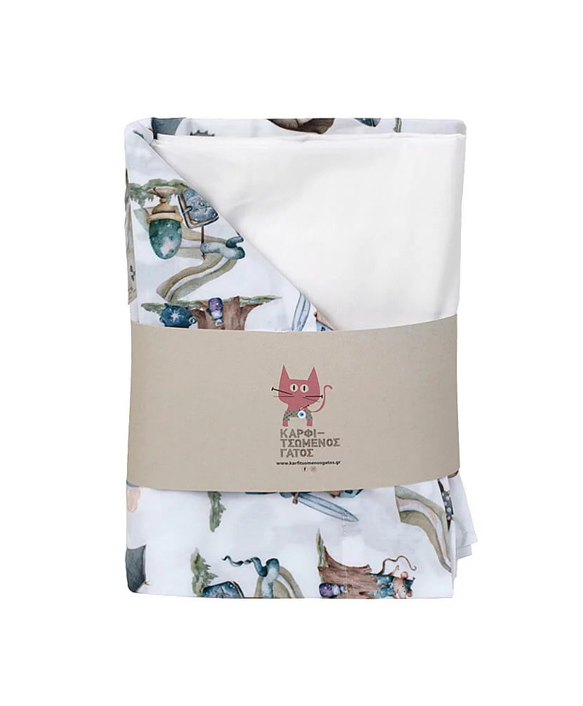 Σεντόνια Λίκνου Με Σχέδιο Fairytale