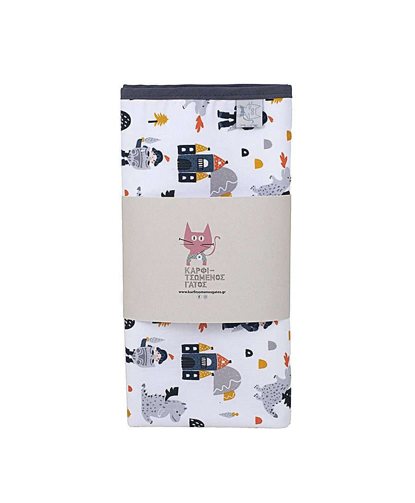 Κάλυμμα Αλλαγής Πάνας Με Σχέδιο Knight Castle