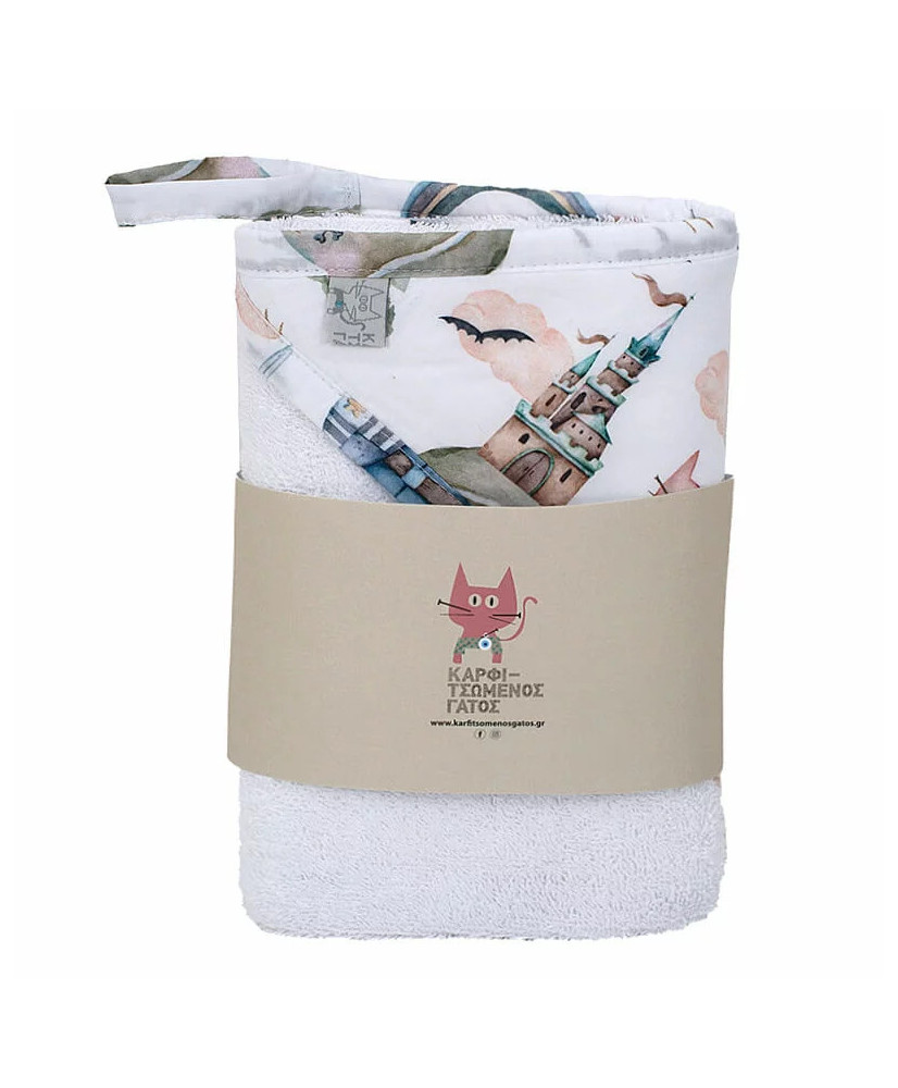 Βρεφική Μπουρνουζοπετσέτα Με Σχέδιο Fairytale