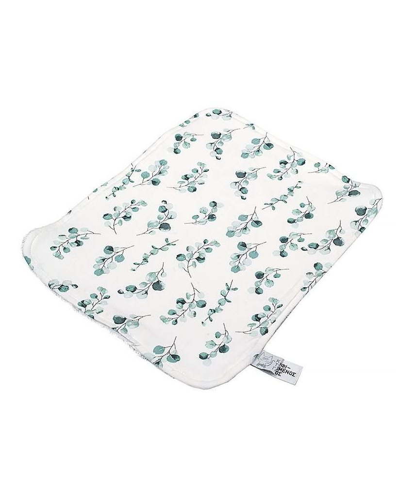 Πανάκι Φροντίδας Με Σχέδιο Flowers Dusty Green