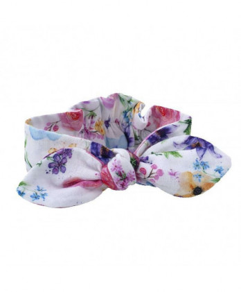Κορδέλα Για Τα Μαλλιά Με Σχέδιο Flowers Fuchia – Blue