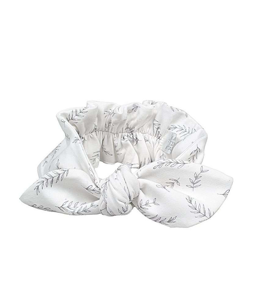 Κορδέλα Για Τα Μαλλιά Με Σχέδιο White Leaves