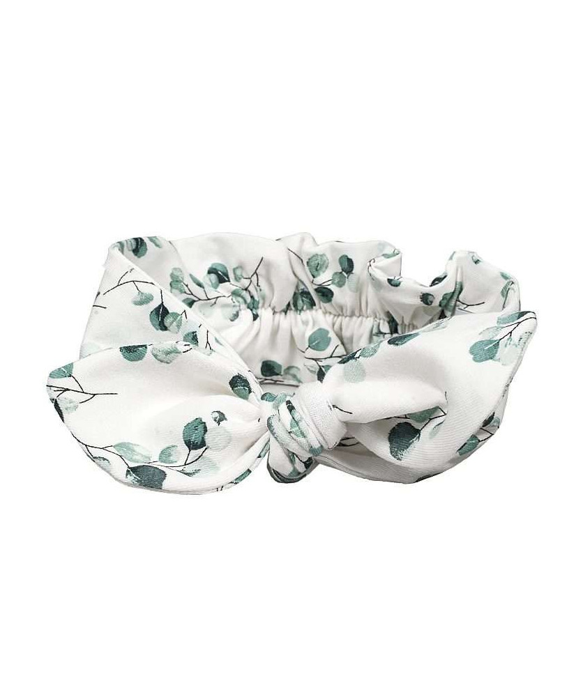 Κορδέλα Για Τα Μαλλιά Με Σχέδιο Flowers Dusty Green