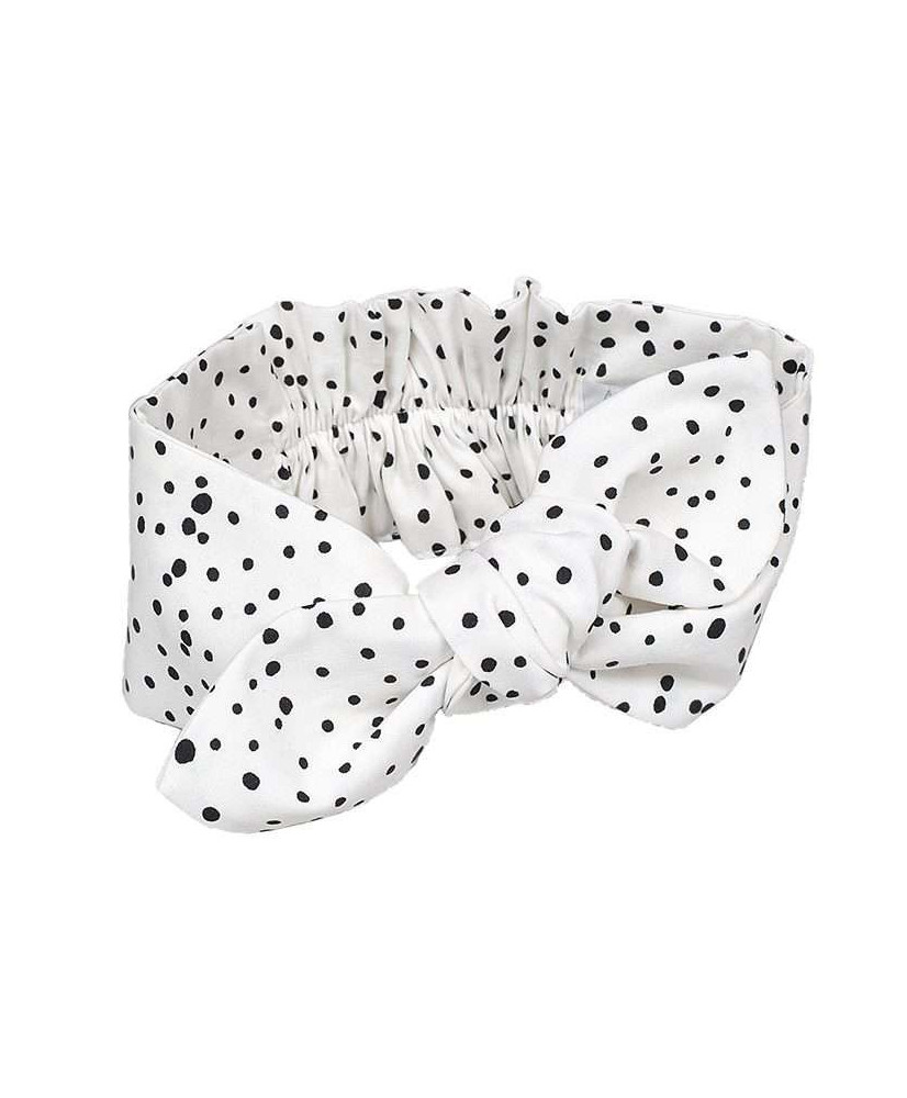 Κορδέλα Για Τα Μαλλιά Με Σχέδιο Dots Ecru