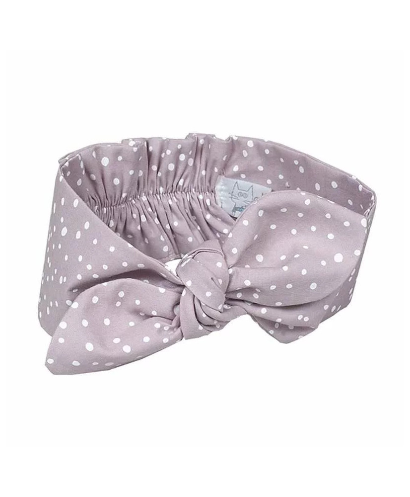 Κορδέλα Για Τα Μαλλιά Με Σχέδιο Dots Dusty Pink