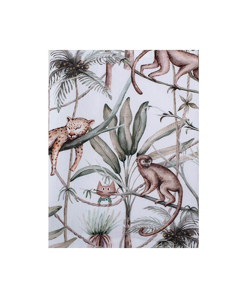 Θήκη Βιβλιαρίου Υφασμάτινη Jungle Animals