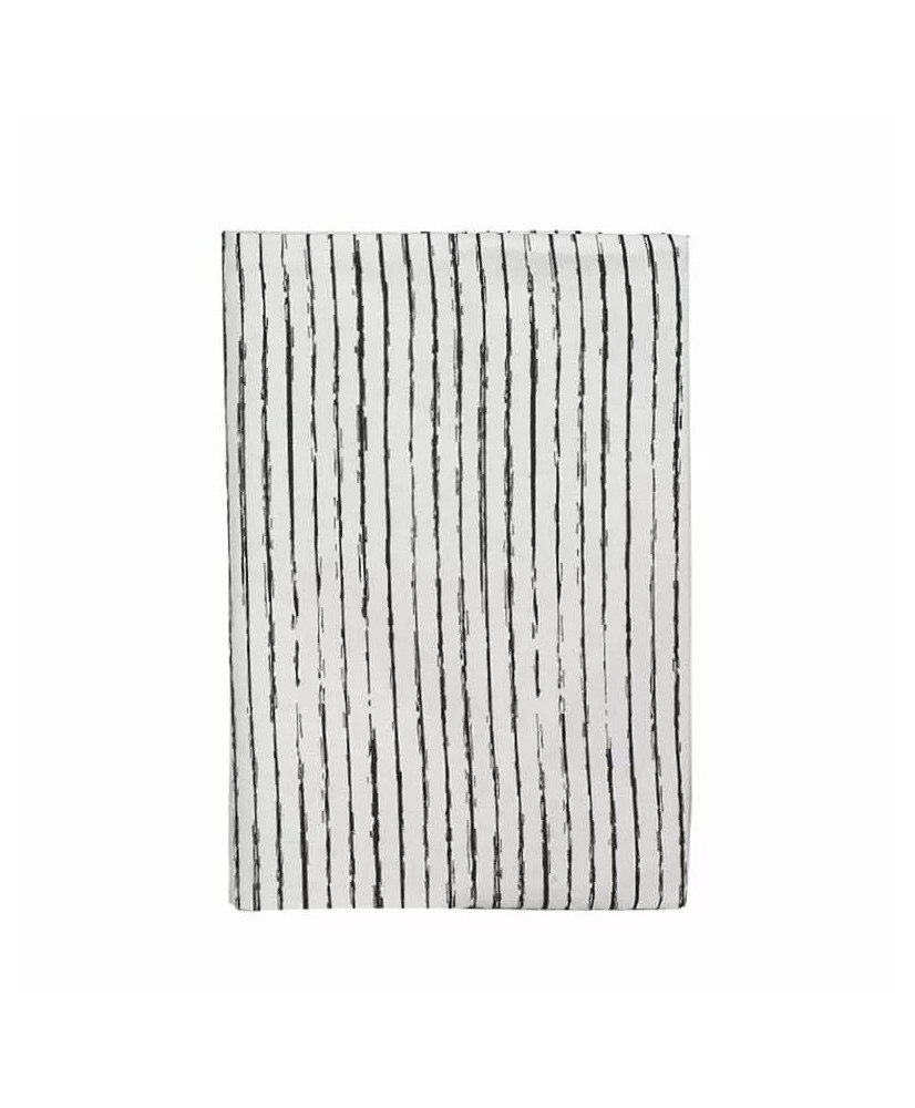 Θήκη Βιβλιαρίου Υφασμάτινη Stripe Ecru